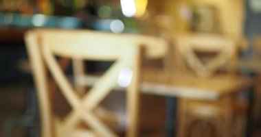Bulanık kahve dükkanı ya da kafe restoranı