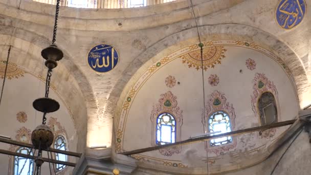 Dinde Istanbul Mai 2023 Intérieur Mosquée Hagia Sophia — Video