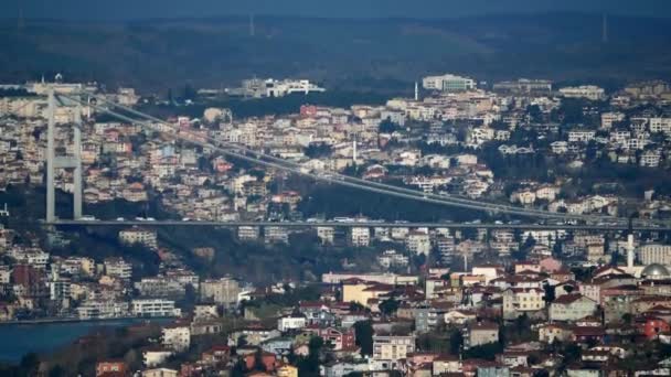 Puente Del Bósforo Estambul Turquía — Vídeos de Stock
