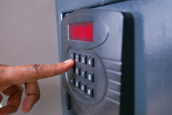 Safe Dial Lock Close Background High Quality Photo — Stockfoto