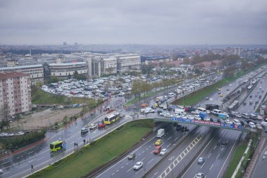 Türkiye istanbul 12 Ocak 2023, İstanbul 'da trafik ,