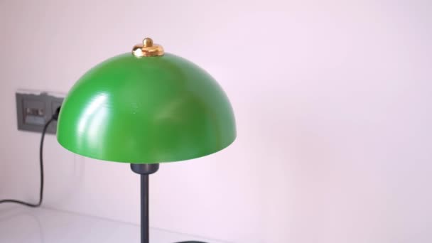 Lamp Home White Wall — Video Stock