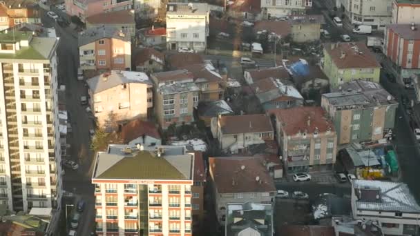 イスタンブール旧市街の屋根 空中風景 — ストック動画