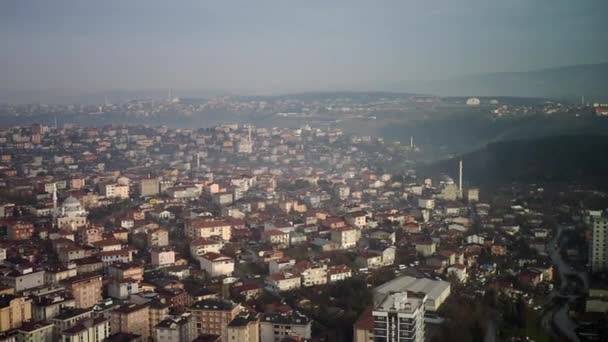 Stanbul Asya Yakası Şehir Binalarının Arial Manzarası — Stok video