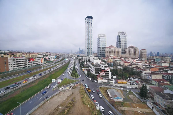  turkey istanbul 12 june 2022. Emmar shopping mall against blue sky 
