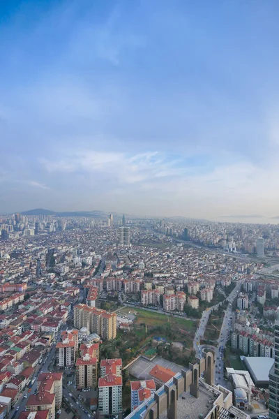 İstanbul Asya Yakası Şehir Binalarının Arial Manzarası,