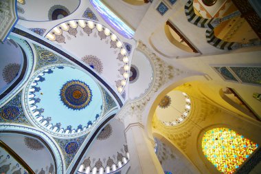 Türkiye istanbul 12 Ocak 2023. Camlica Camii Asya 'nın en büyük camii. .