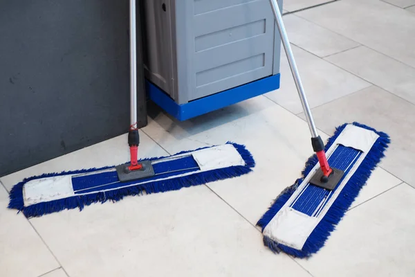 Cleaning Tiles Floor Mop — Stock Photo, Image