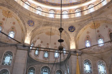 İstanbul 'daki Eyüp Sultan Camii' nin içi