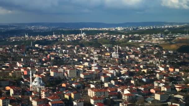 Arial Blick Auf Istanbul Asiatische Seite Städtische Bausteine — Stockvideo