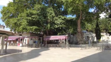 İstanbul 'daki Eyüp Sultan Camii' nin içi