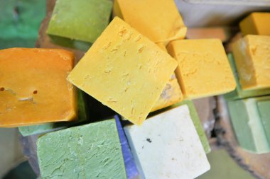 Masada doğal sabun kalıbı .