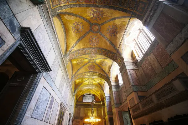 Kalkoen Istanbul Mei 2023 Interieur Van Hagia Sophia Moskee — Stockfoto