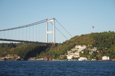 İstanbul, Türkiye 'deki Boğaz Köprüsü,