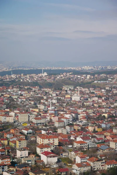 伊斯坦布尔亚洲侧城建筑的观感 — 图库照片