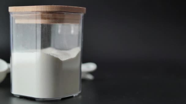 Βρεφικό Γάλα Σκόνη Δοχείο — Αρχείο Βίντεο