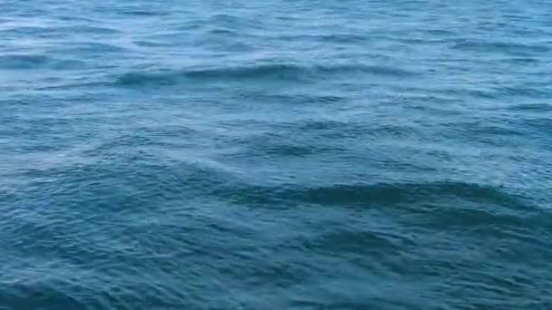 Koca Mozgás Óceán Kék Hullámok — Stock videók