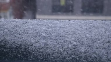 detail shot of Seamless fresh snow