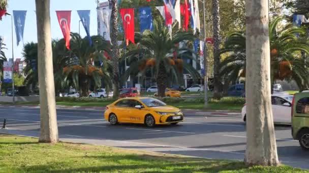 Turchia Istriana Gennaio 2023 Traffico Alta Quota Istanbul — Video Stock