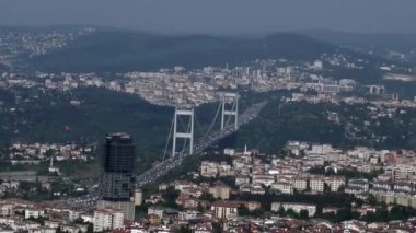 İstanbul, Türkiye 'deki Boğaz Köprüsü,