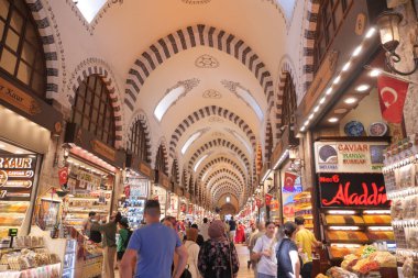 İSTANBUL, TURKEY 12 Mayıs 2023: İstanbul, Türkiye 'de Büyük Pazar