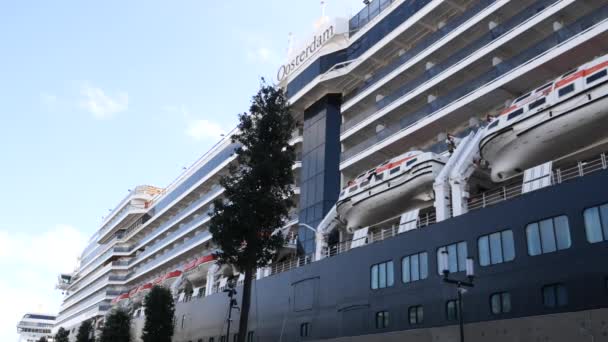 Türkiye Istanbul Haziran 2023 Costa Venezia Yolcu Gemisi Galataport Stanbul — Stok video