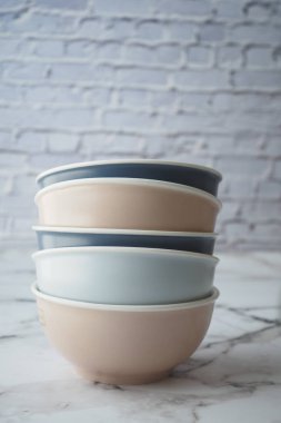 Masada renkli seramik kase .