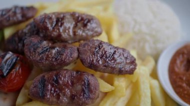 Geleneksel Türk Mutfağı Köftesi Akhisar Kofte. Yüksek kalite fotoğraf