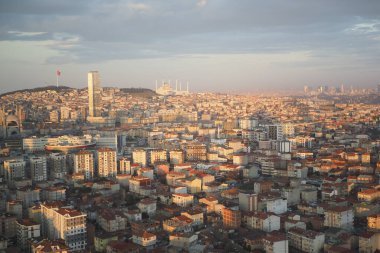 İstanbul Asya Yakası Şehir Binalarının Arial Manzarası,