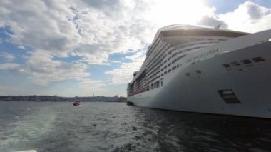 Türkiye istanbul 19 Haziran 2023. COSTA VENEZIA yolcu gemisi Galataport, İstanbul,
