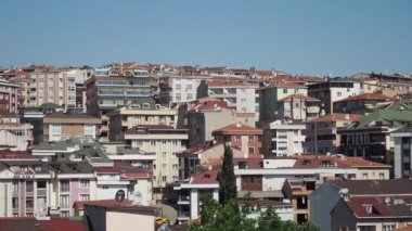 İstanbul Asya Yakası Şehir Binalarının Arial Manzarası,