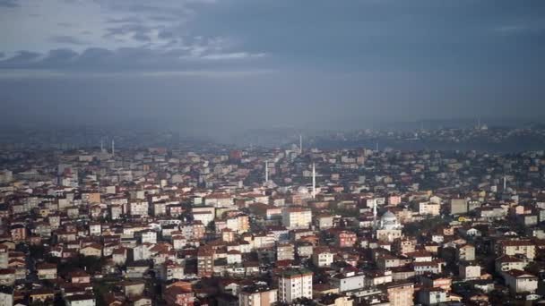 Arial Blick Auf Istanbul Asiatische Seite Städtische Bausteine — Stockvideo
