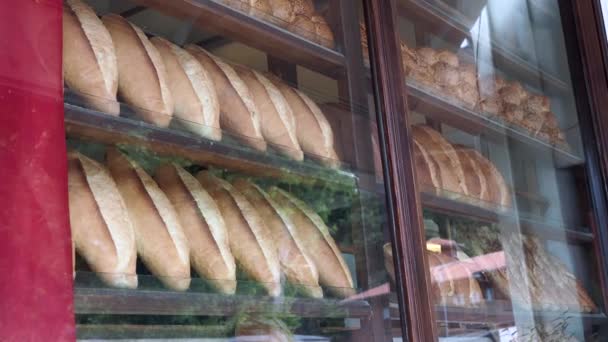 Органический Хлеб Фермерском Рынке Стамбуле — стоковое видео