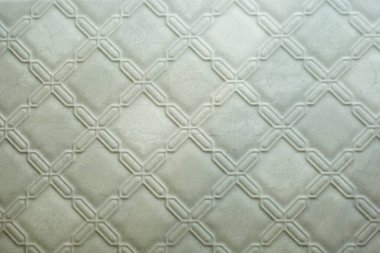 Taş kiremit duvar dokusu arka plan. Gri beton duvar yüzeyinde taş döşeme