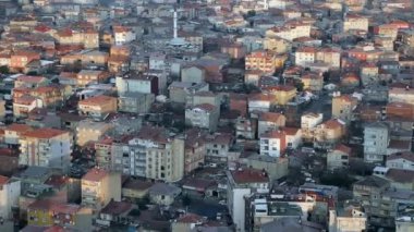İstanbul Asya Yakası Şehir Binalarının Arial Manzarası,