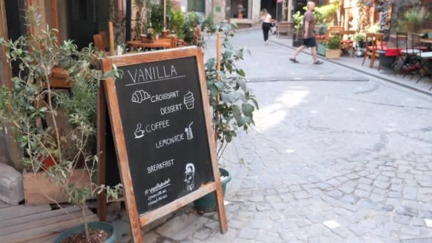 칠면조 Istanbul 2023 오래된 Balat에 발라트는 이스탄불에서 인기있는 관광지입니다 — 비디오