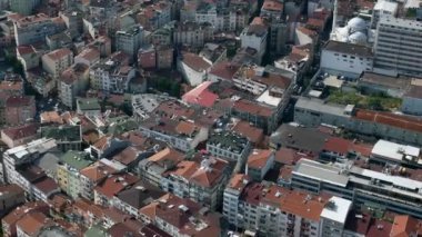 İstanbul 'daki konut binalarının Arial Manzarası .