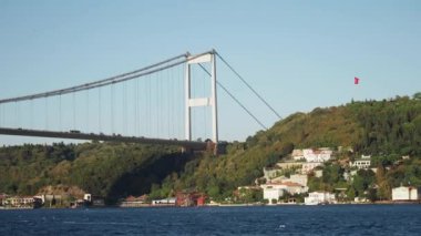 İstanbul, Türkiye 'deki Boğaz Köprüsü,