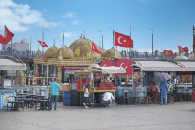 İstanbul 'da balık satan Türkiye istanbul 16 Temmuz 2023.