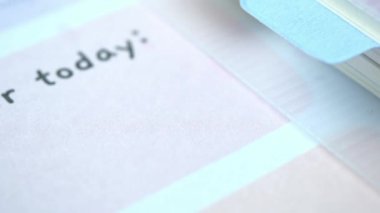 Bugün için hedef planlamacı üzerine yazıldı .