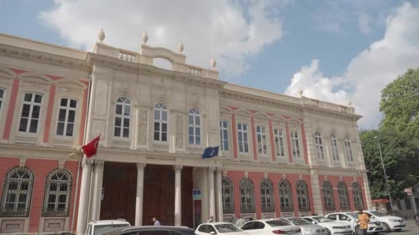 Kalkoen Istanbul Juni 2023 Bankasi Museum Eminonu — Stockvideo