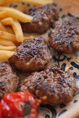 Geleneksel Türk Mutfağı Köftesi Akhisar Kofte. Yüksek kalite fotoğraf