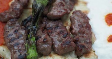 Geleneksel Türk Mutfağı Köftesi Akhisar Kofte. Yüksek kalite fotoğraf