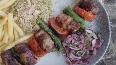 Geleneksel Türk Mutfağı Köftesi Akhisar Kofte. Yüksek kalite fotoğraf