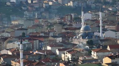 İstanbul 'daki konut binalarının Arial Manzarası .