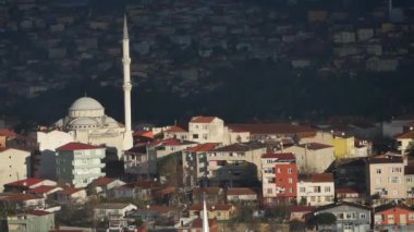 İstanbul 'daki konut binalarının Arial Manzarası .
