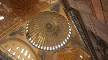 Hindi İstanbul 12 Mayıs 2023. Ayasofya Camii 'nin içi