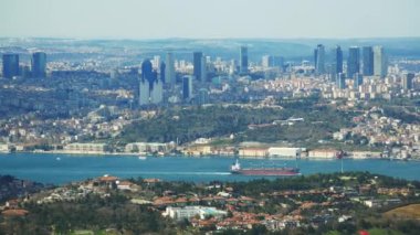İstanbul 'da İstanbul' un İstanbul manzarası 