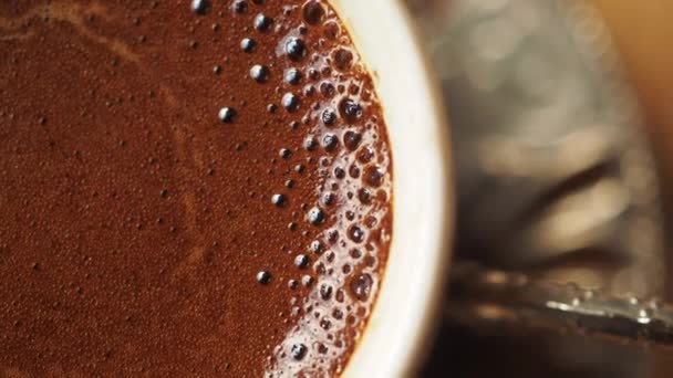 Egy Csésze Kávét Török Táblázat — Stock videók