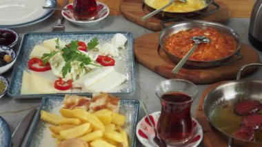 Türk kahvaltısının en üst görüntüsü